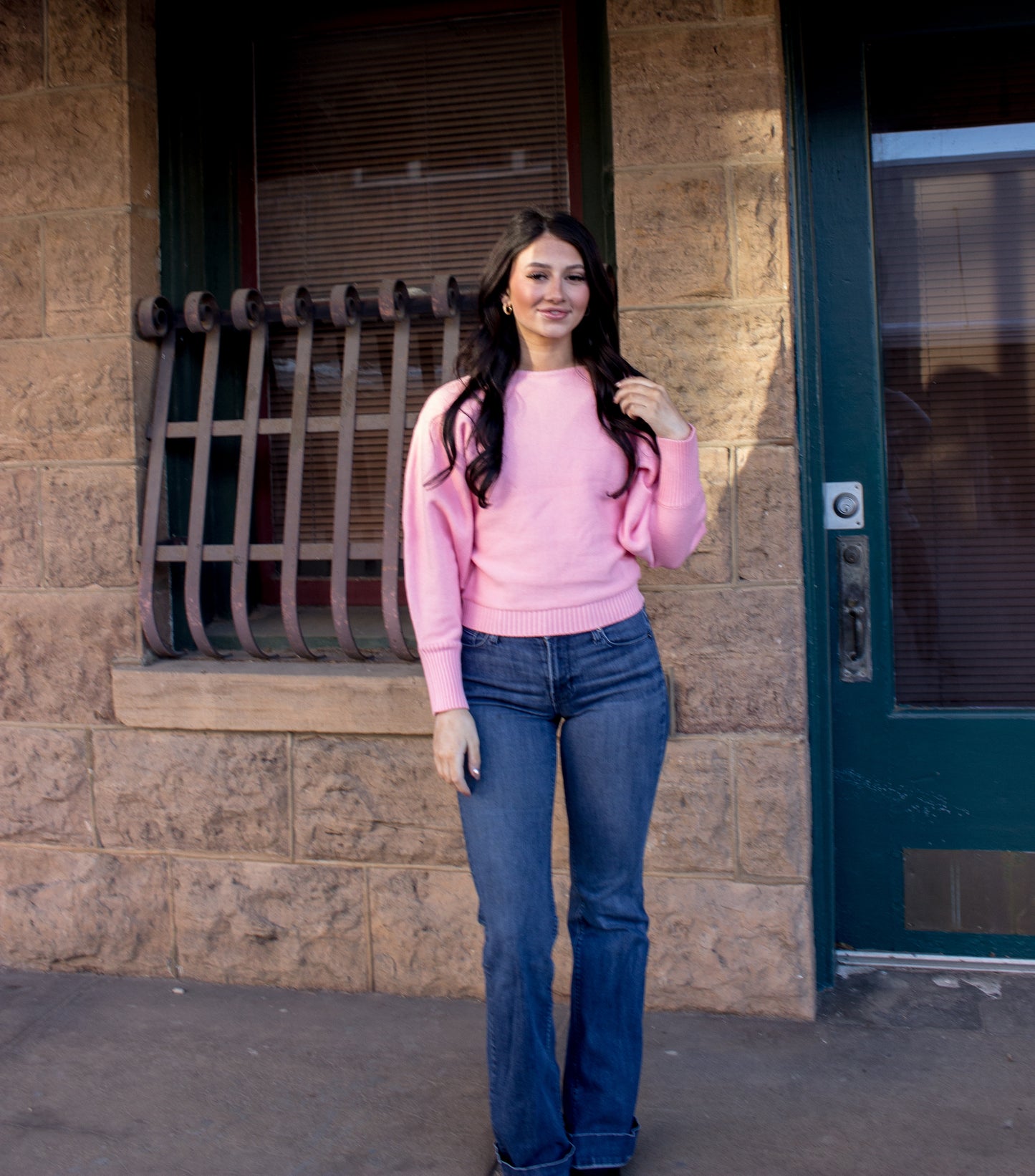 Pink Bubble gum sweater