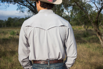 Gray San Jac Outdoors button down