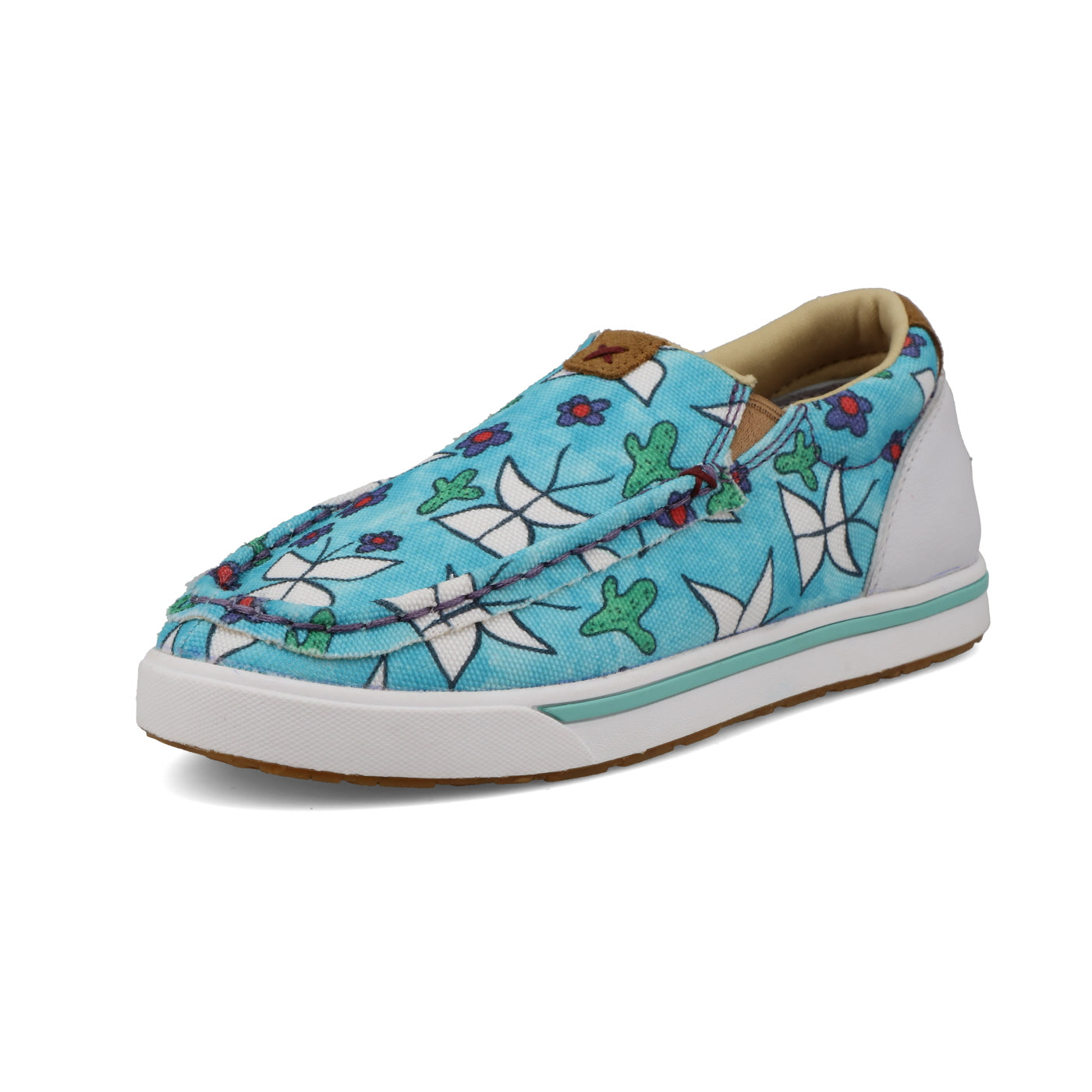 Slip-On Kicks - Aqua Multi