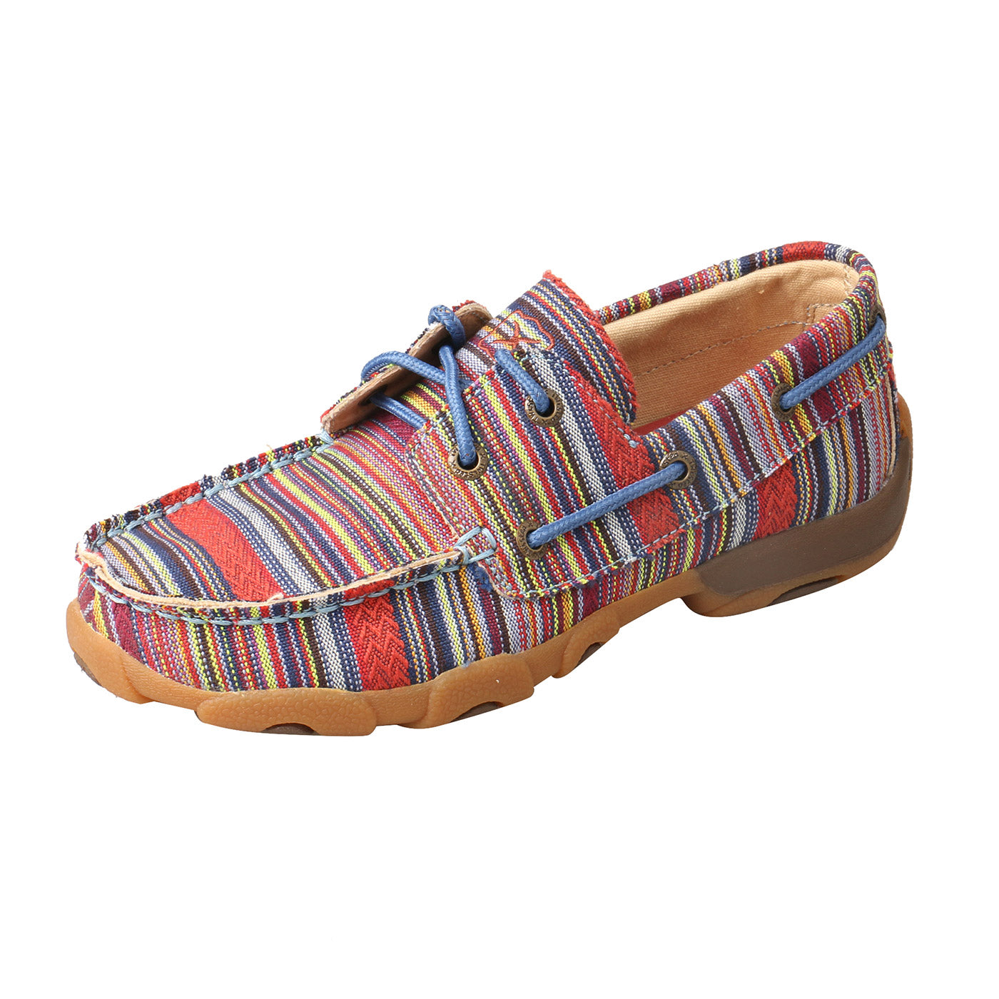 Kid's Boat Shoe Driving Moc - Multi Stripe