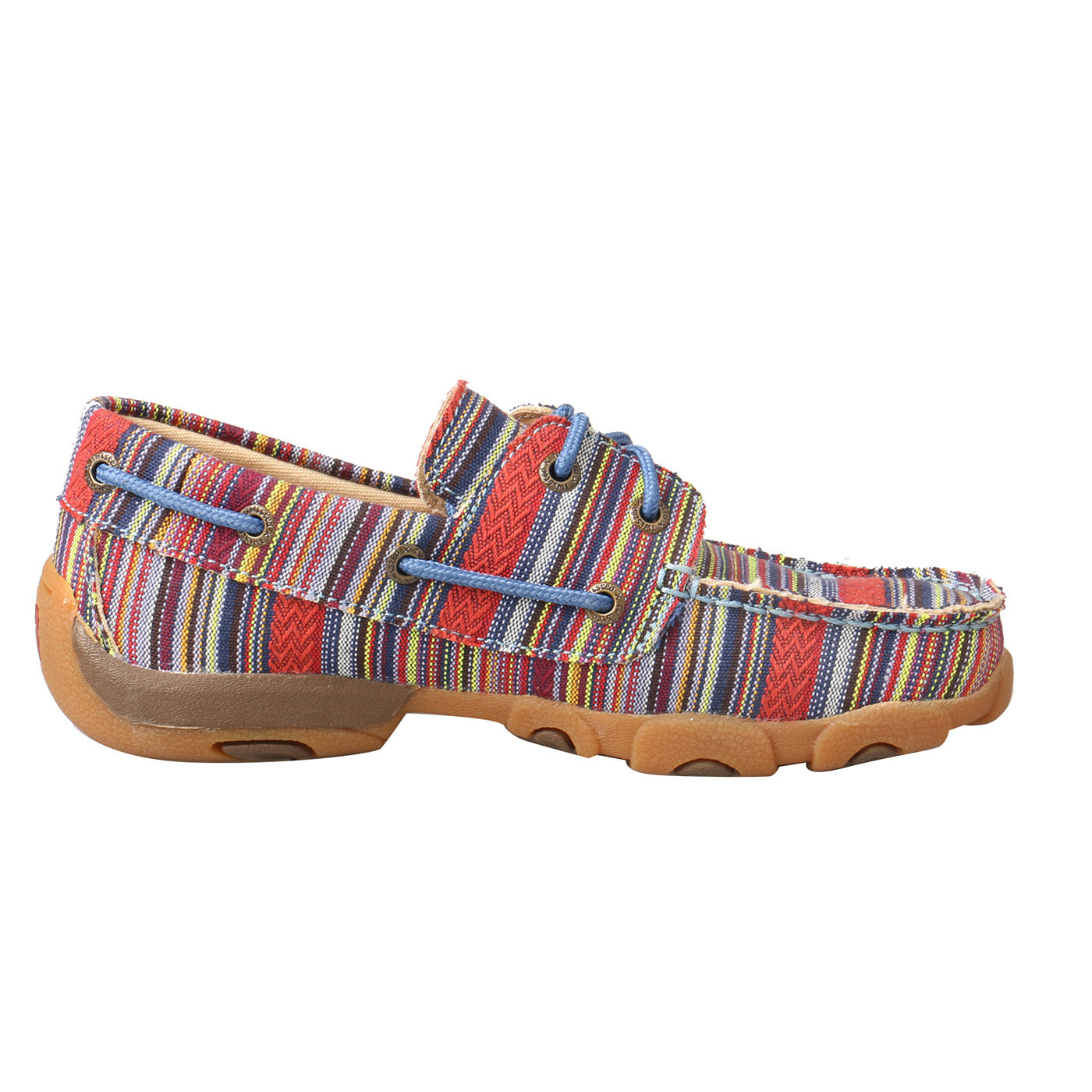 Kid's Boat Shoe Driving Moc - Multi Stripe