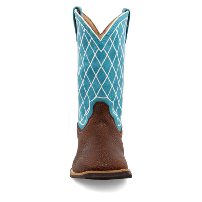 Top Hand - Distressed Saddle & Teal